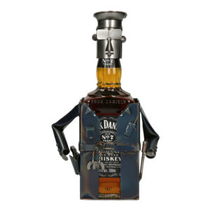 Metalowy stojak na whiskey dla policjanta jako oryginalny i śmieszny prezent