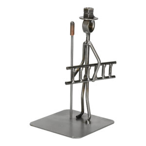 Metalowa figurka kominiarza jako oryginalny prezent do 100 zł