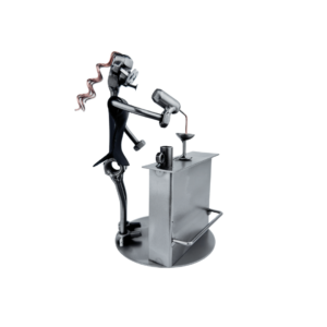 Metalowa figurka barmanki – oryginalny prezent dla barmanki i miłośniczki drinków