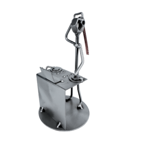 Metalowa figurka DJ-ki – oryginalny prezent dla kobiety DJ i miłośniczki muzyki