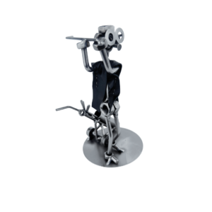 Metalowa figurka golfisty – oryginalny prezent dla miłośnika golfa