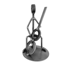 Metalowa figurka kontrabasisty – oryginalny prezent dla muzyka