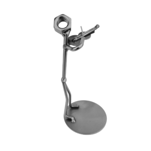 Metalowa figurka skrzypek – elegancki prezent dla miłośnika muzyki