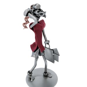 metalowa figurka bizneswoman prezent dla kobiety sukcesu